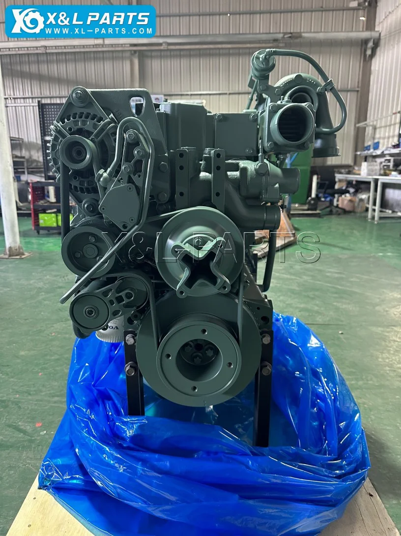    Hot Sale D6E 6-Cylinder Diesel Engine Water Cooling Volvo Electric Start New D6E Engine