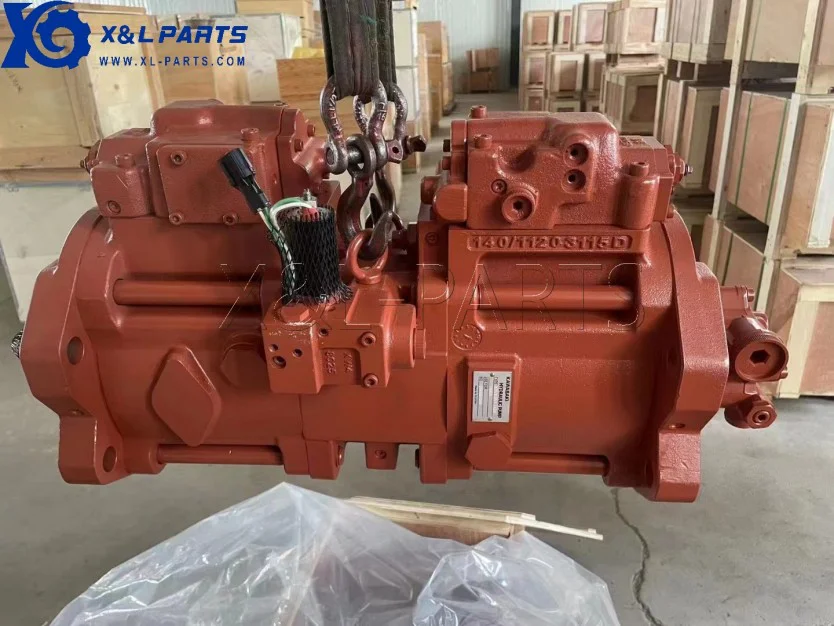 KPM   Kawasaki  K3V112 hydraulic pump assembly is suitable for wheel excavators.