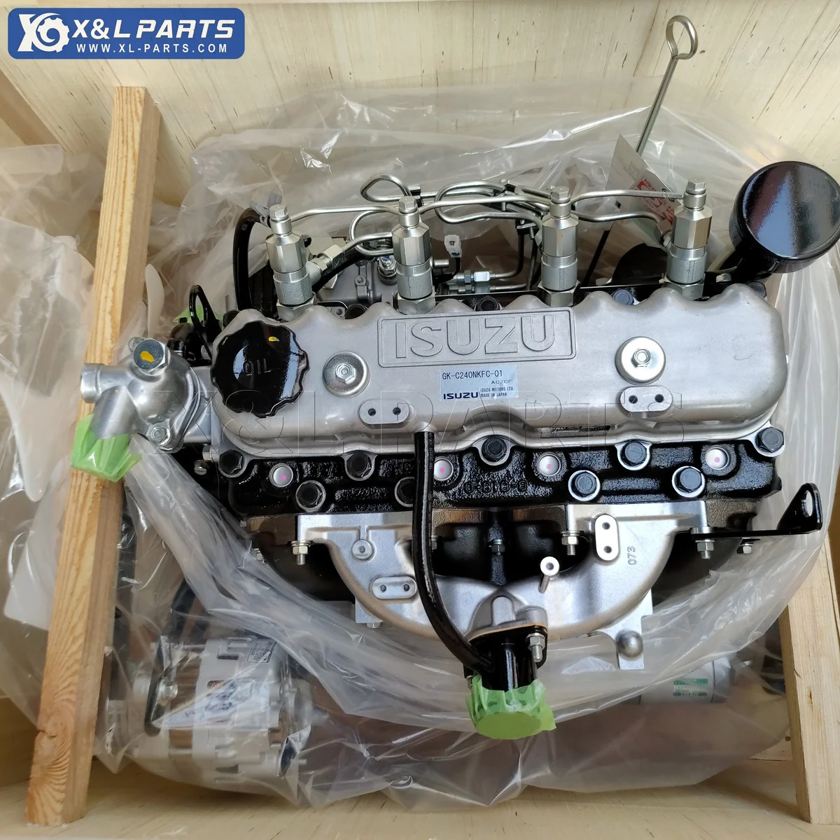 X&L Parts C240 Diesel Engine Assembly for ISUZU 2.5 3 Ton Forklift
