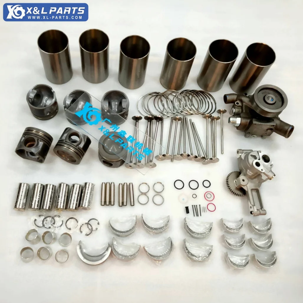 Piston Repair Overhaul Kit Piston Ring Liner Kit Rebuild Overhaul Kit for CAT C7 Engine Excavator