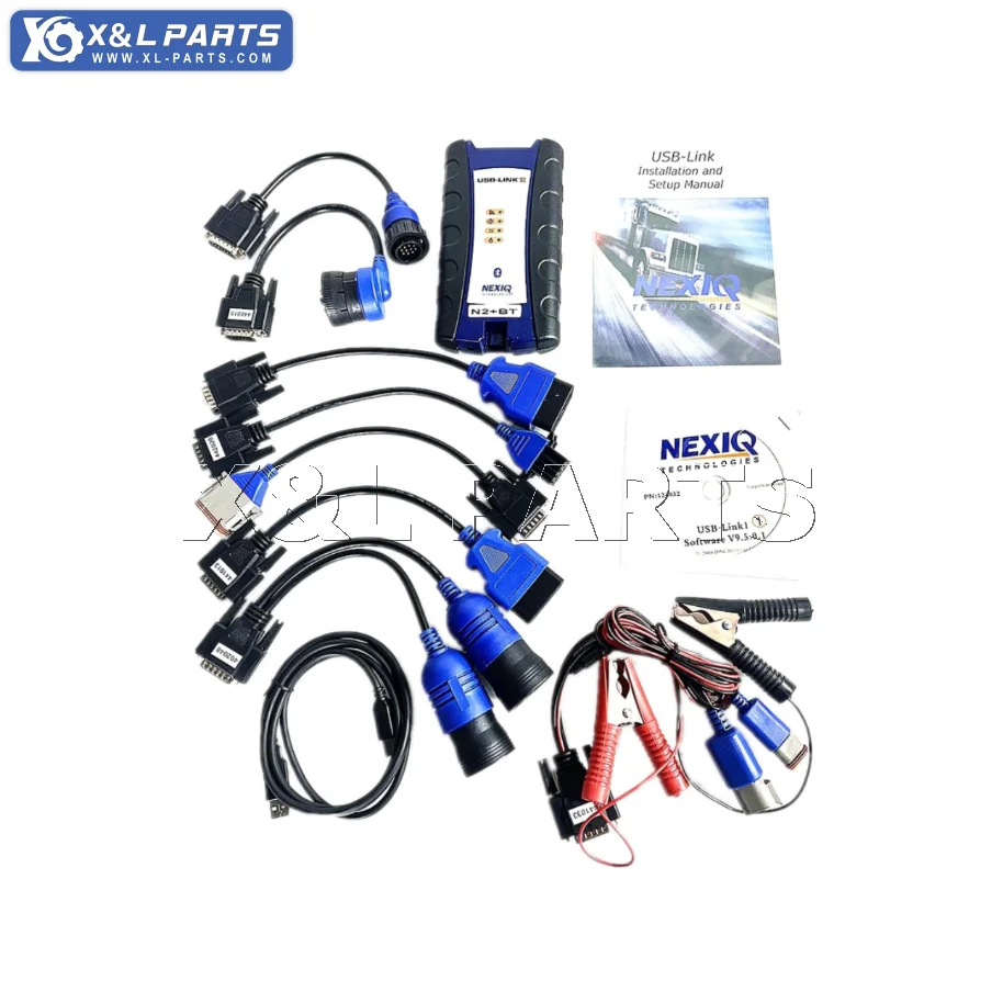 NEXIQ 2 USB Link + Software Diesel Truck Diagnostic Tool With All Adapters