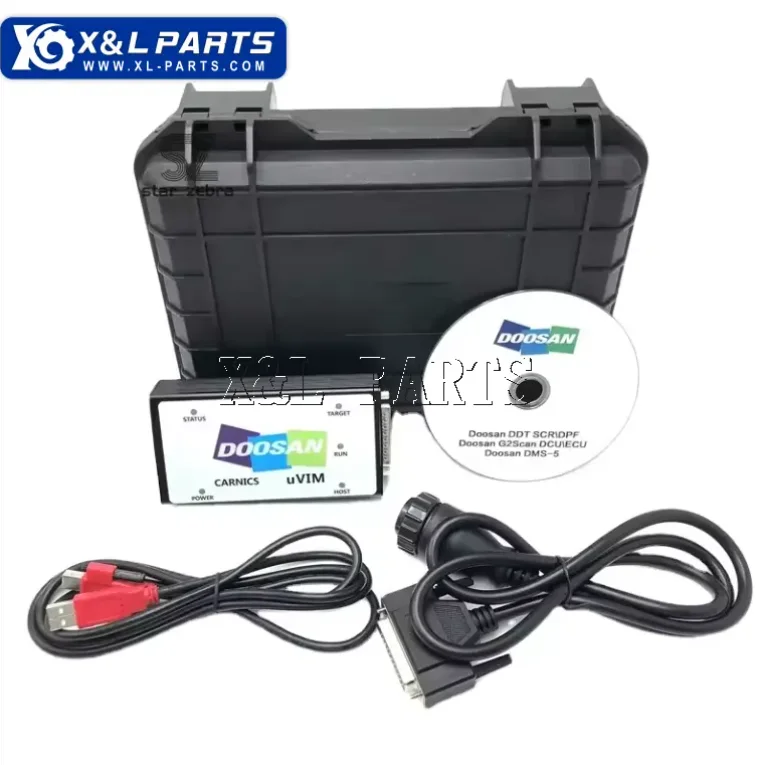 Doosan DDT SCR DPF G2 Scan DCU ECU DMS-5 Hardware + Software V2025.04 Diagnostic Tool for Forklift Excavator Loader