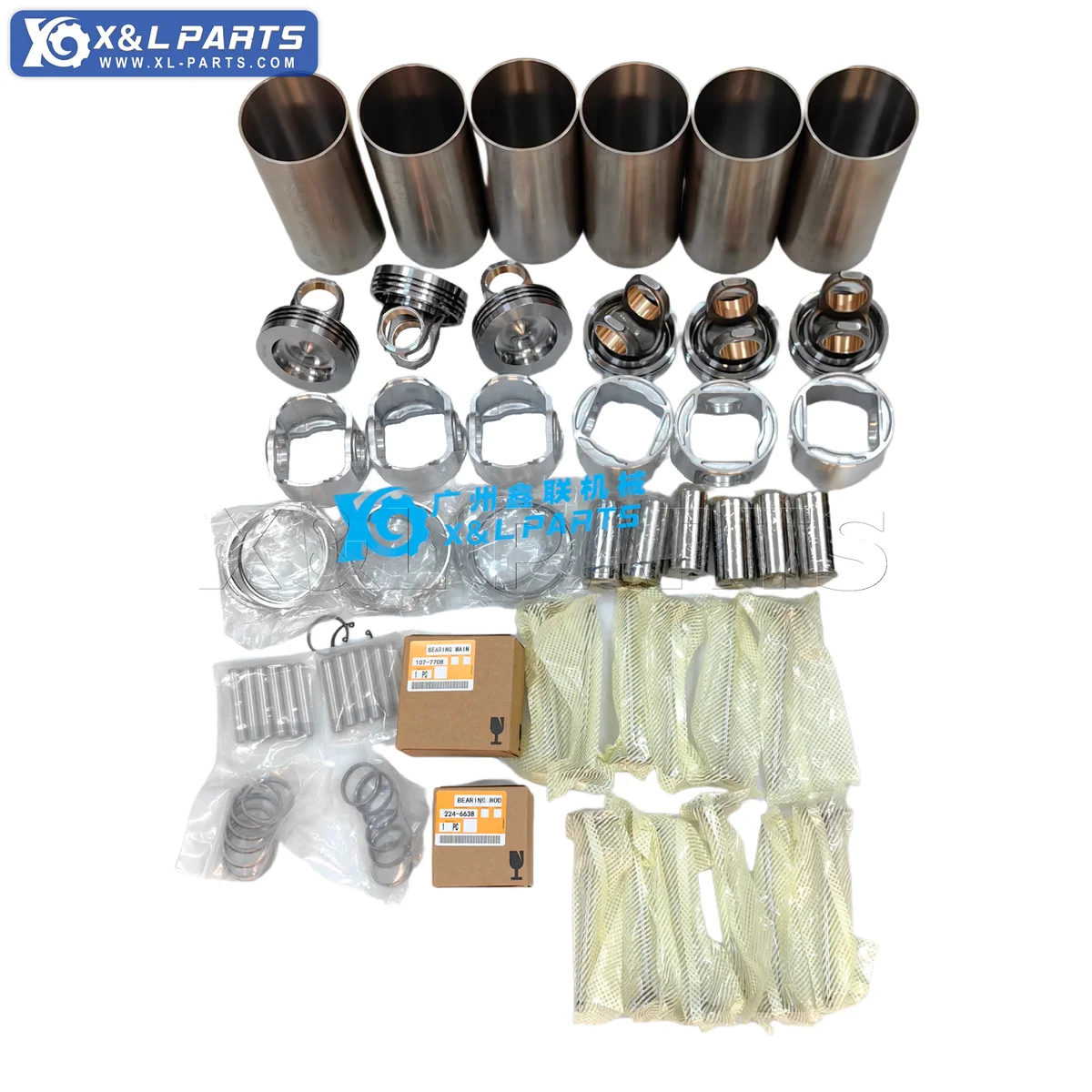 Engine Rebuild Kit Valves Piston Ring Cylinder Liner Piston Parts for CAT 3116 Engine