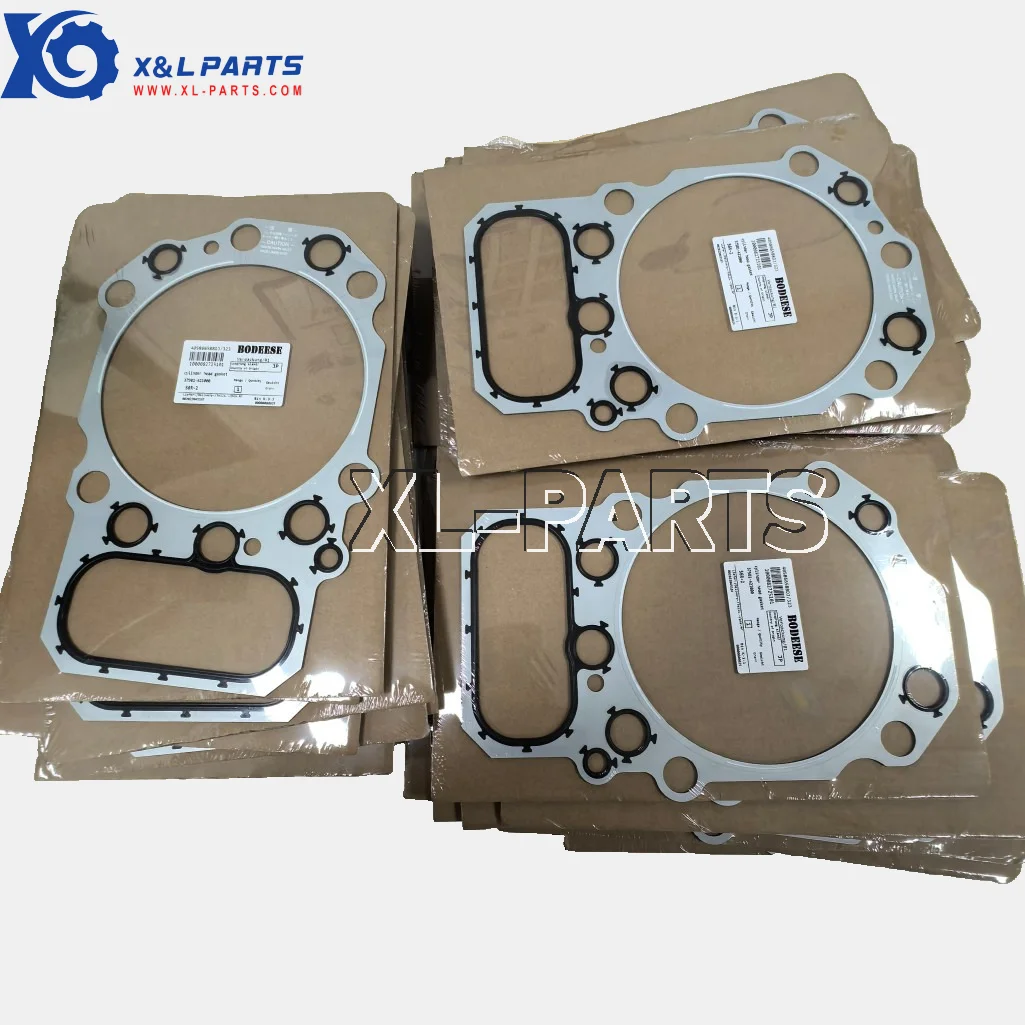  XL-PARTS 37501-12200 Cylinder Head Gasket Suit for Mitsubishi S6R S6R2 S12R S16R S16R2 Marine Generator Diesel Engine Spare Part