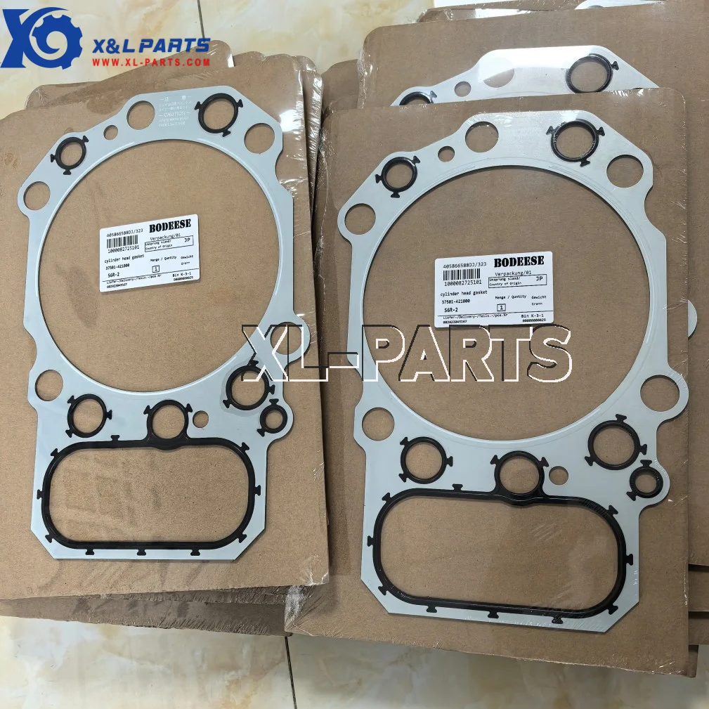 37501-12200 Cylinder Head Gasket Suit for Mitsubishi S6R S6R2 S12R S16R S16R2 image